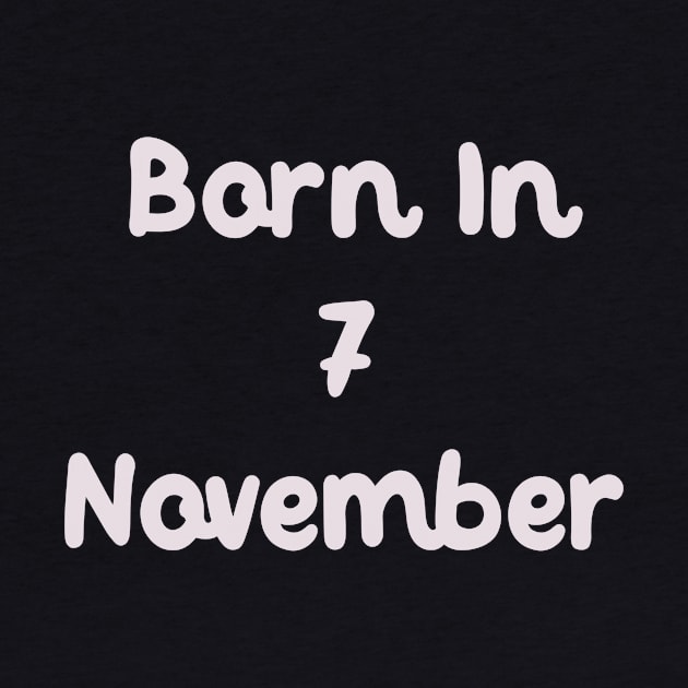 Born In 7 November by Fandie